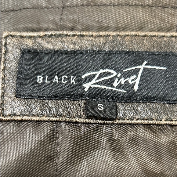 Black Rivet Men's Dark Brown Leather Biker Jacket: AWESOME JACKET 🤘🏻 - Picture 10 of 10